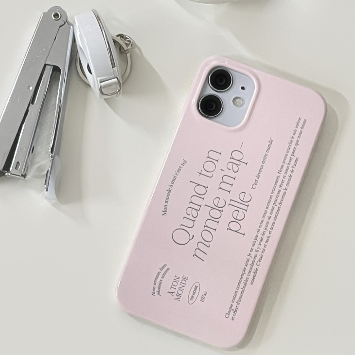 ｜OFYOUR｜ Ton monde Glossy Hard Case