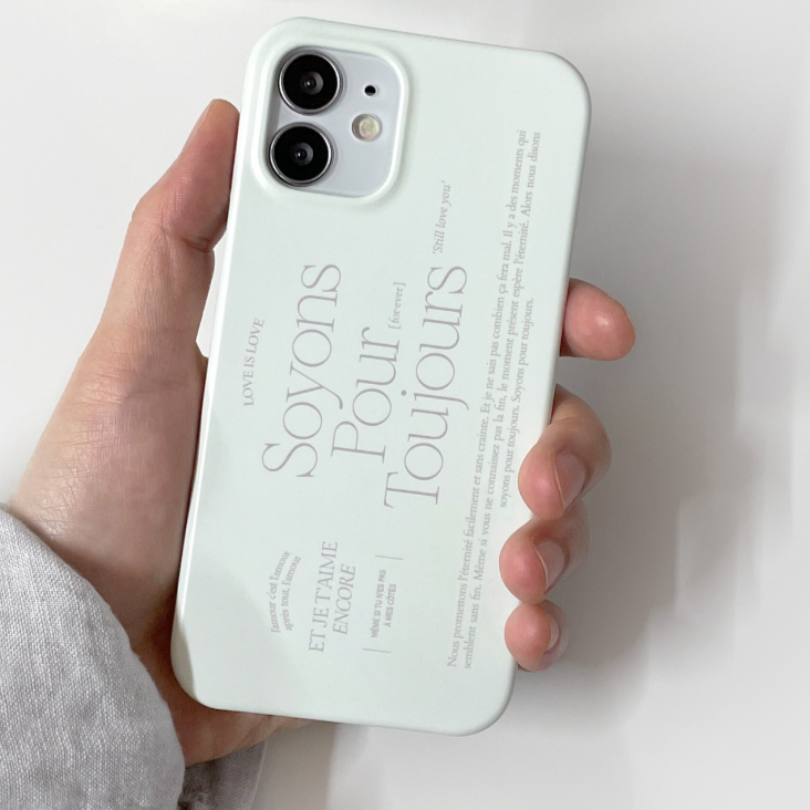 ｜OFYOUR｜ Pour Toujours Matte Hard Case