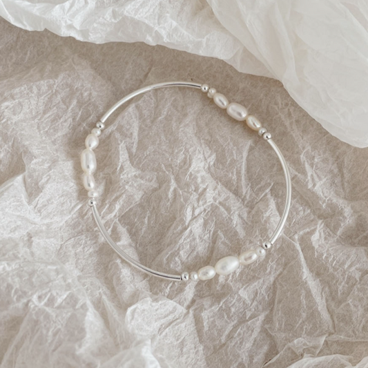 ｜SOYE PI-NE｜ Salt Pipe Pearl Bracelet