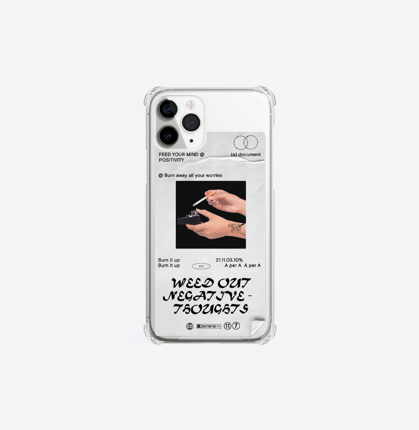｜A per A｜ Negative Burn it up Jelly Hard Case