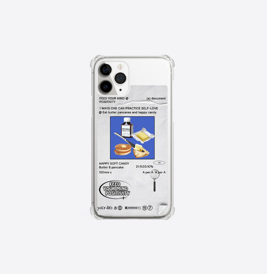 ｜A per A｜ Positive pancake butter Pill Jelly Hard Case