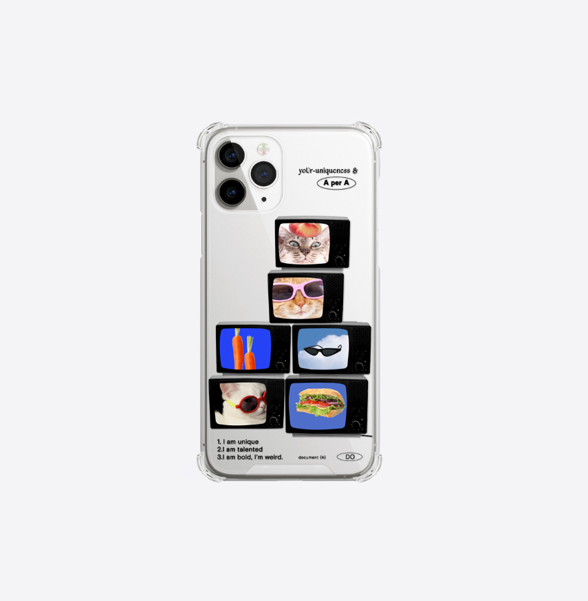 ｜A per A｜ KEEP YOUNG 6 Video art Jelly Hard Case