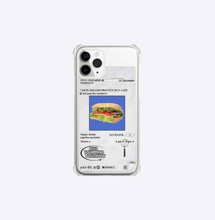 ｜A per A｜ Happy Paprika Sandwich Jelly Hard Case