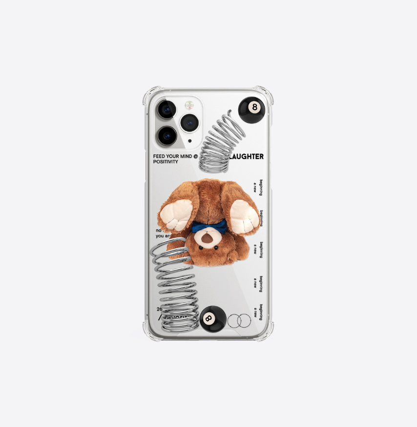 ｜A per A｜ Spring Jump Bear Jelly Hard Case