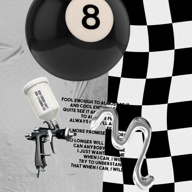 ｜A per A｜ AD Checker Eightball Silicon Hard Case