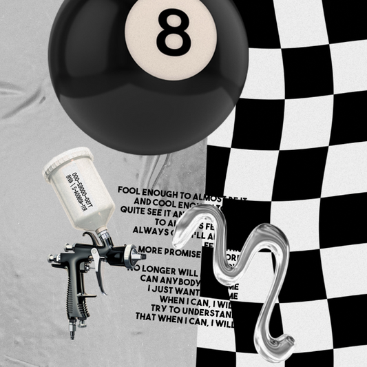 ｜A per A｜ AD Checker Eightball Silicon Hard Case