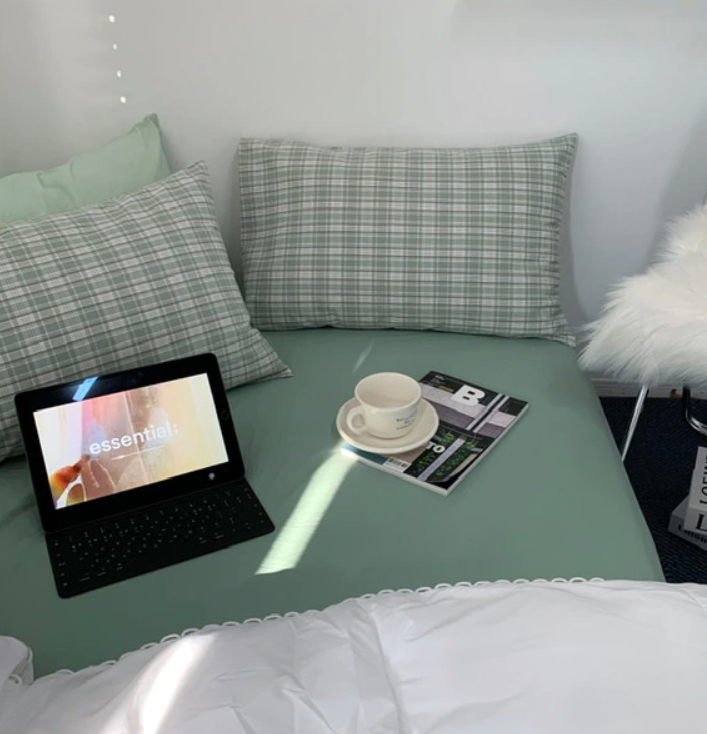 ｜asob｜ Melon Mint Pillow Cover