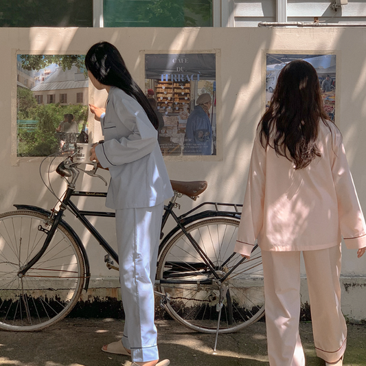 ｜Juuneedu｜ Better Embroidered Pajama Set