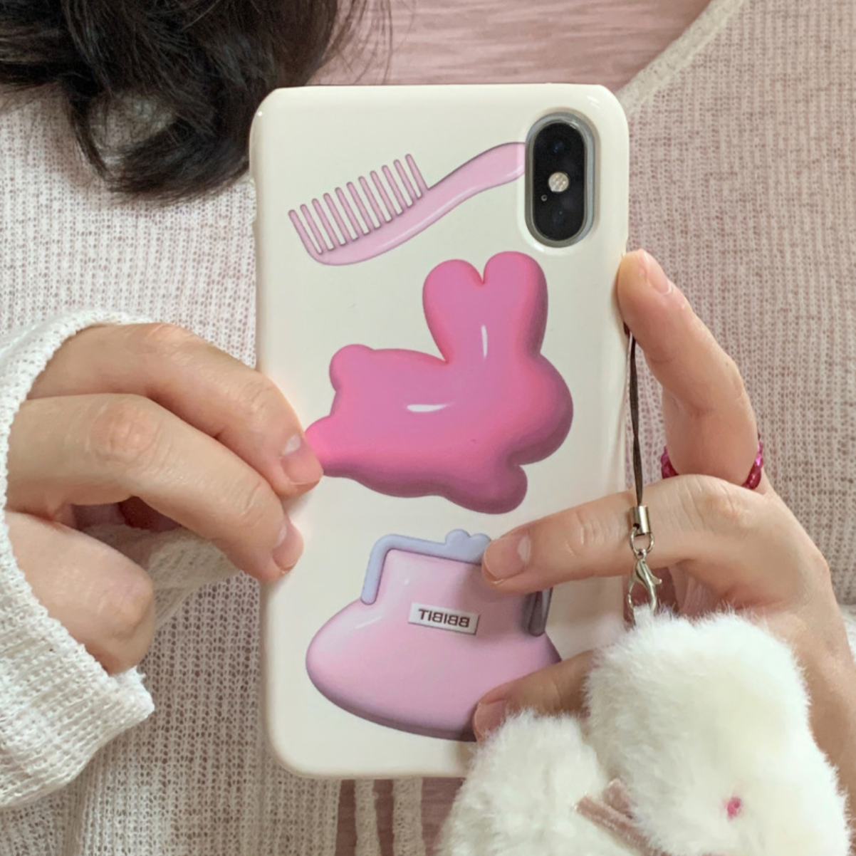 ｜BBIBIT｜ FLYING BUNNY HARD CASE (GLOSSY)