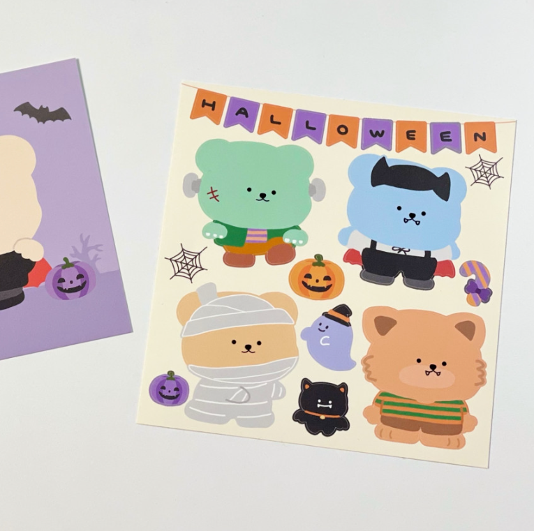 ｜BAMTOREE｜ Halloween Removable Stickers