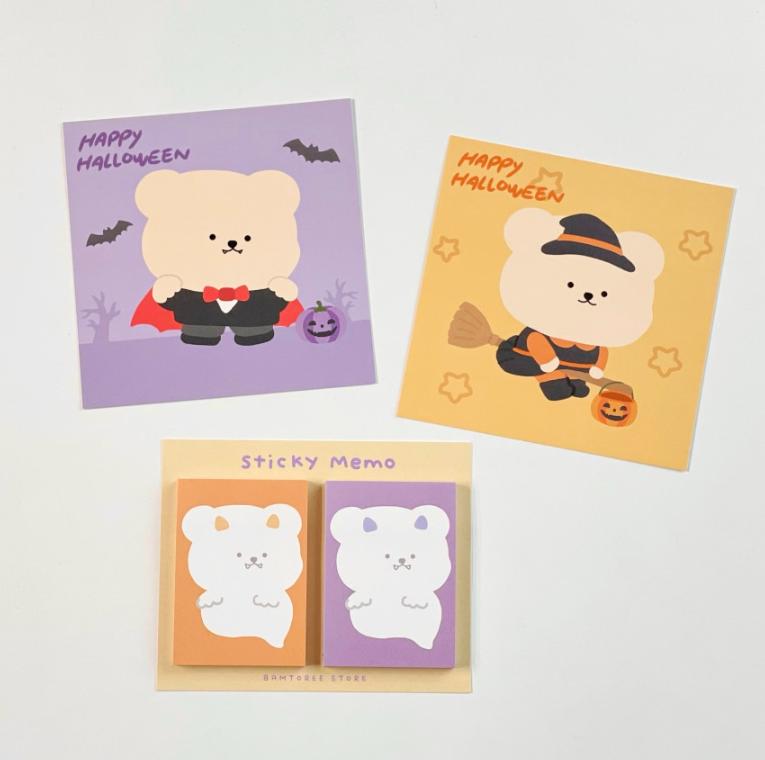 ｜BAMTOREE｜ Halloween Postcard