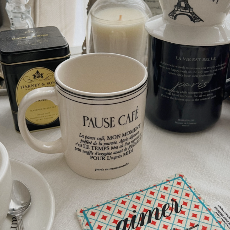 ｜MAMANAUBE｜ Pause café Mug 350ml