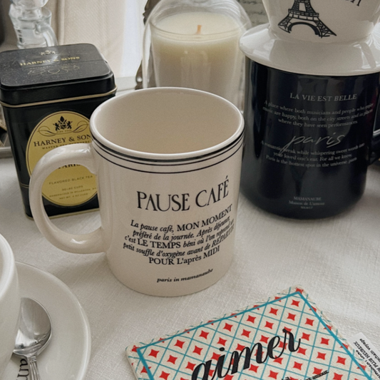 ｜MAMANAUBE｜ Pause café Mug 350ml