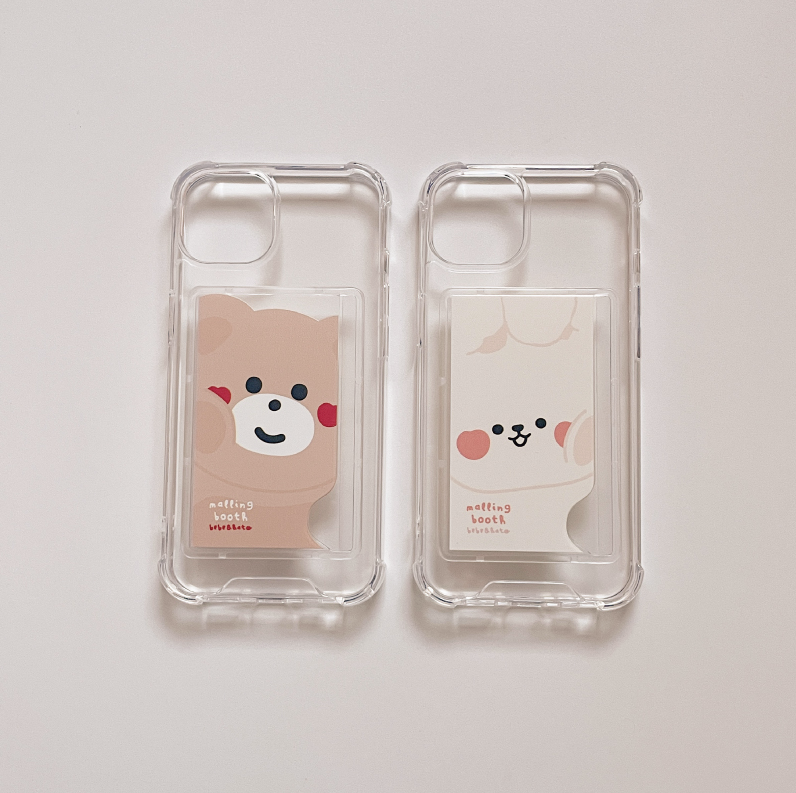 ｜malling booth｜ BeBe Hato Card Jelly Phone Case