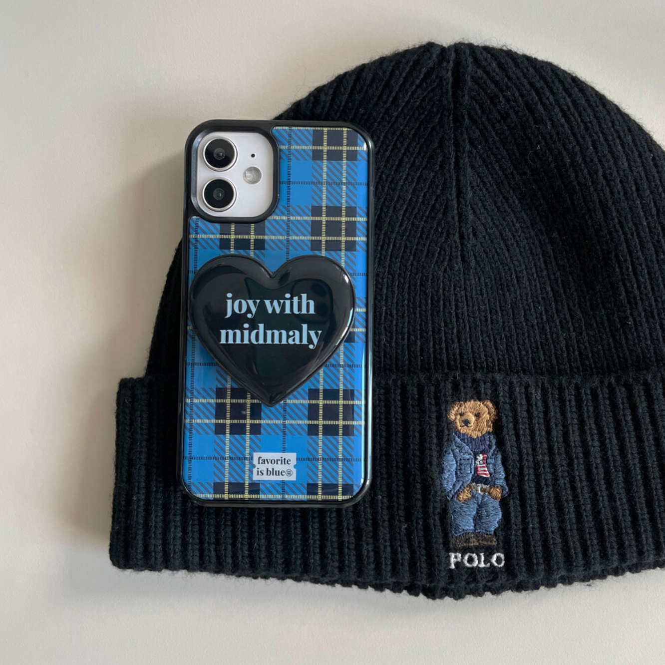 ｜midmaly｜ Bonjour Epoxy Phone Case