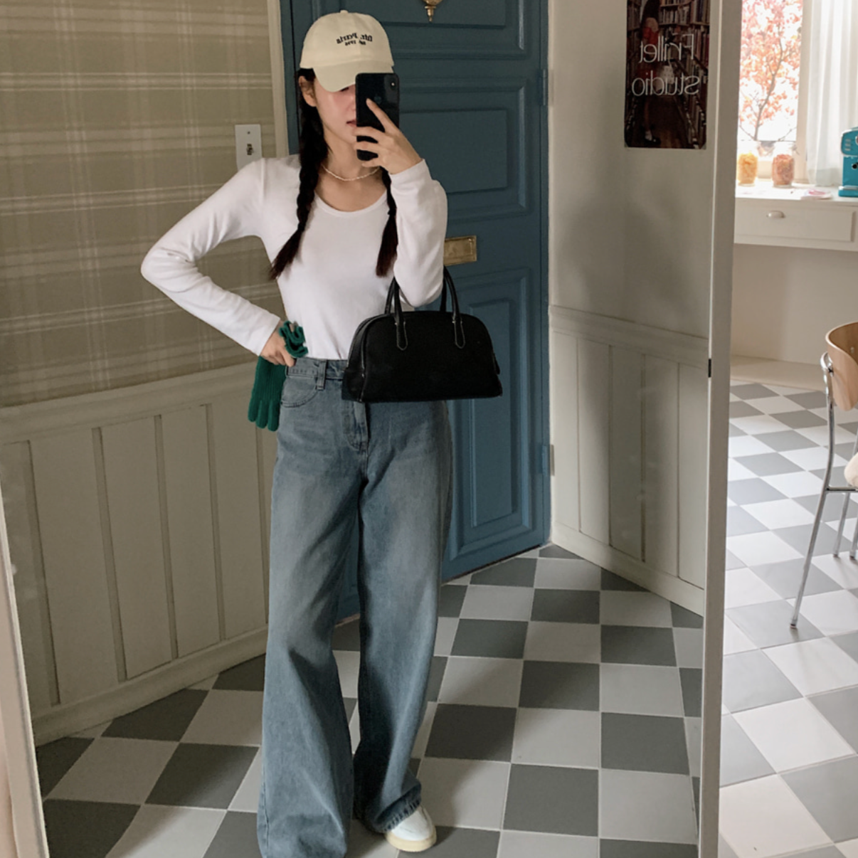 ｜SHOPPERLAND｜ ｜on denim｜ Ash Wide Denim Pants