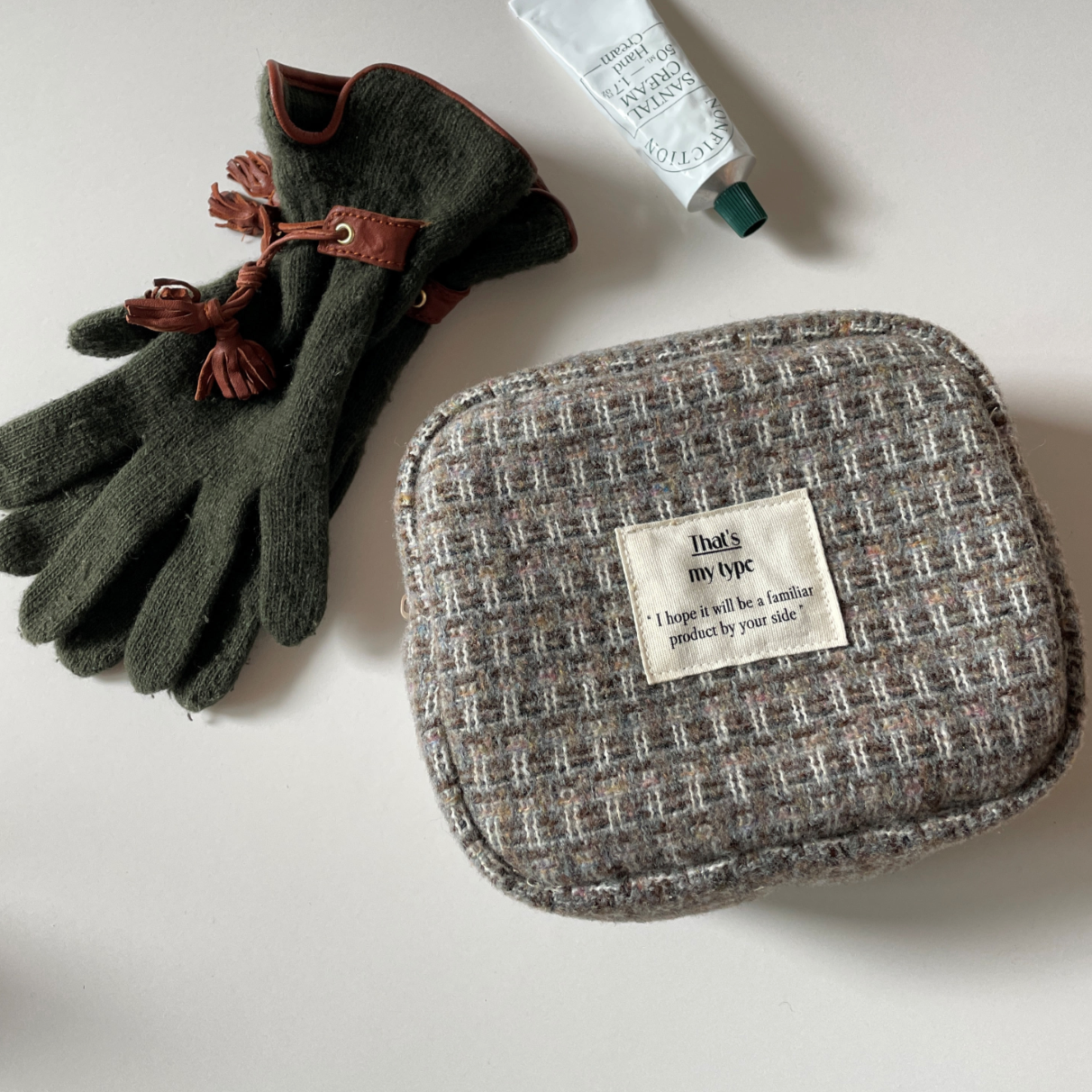 ｜That's my type｜ Tweed Pouch
