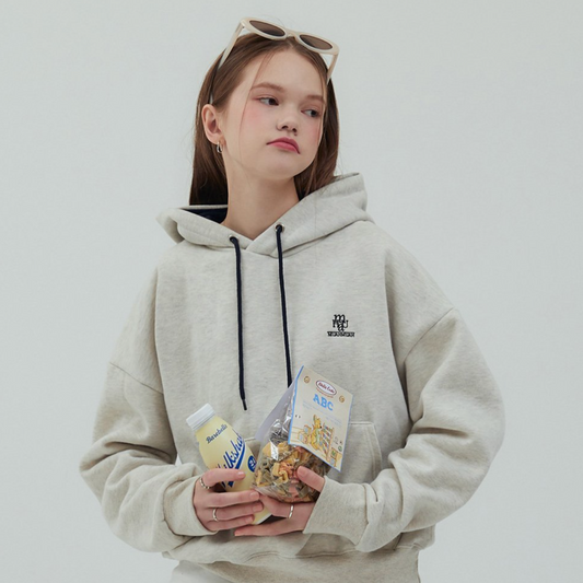 ｜muahmuah｜ Stitch Combi Hoodie