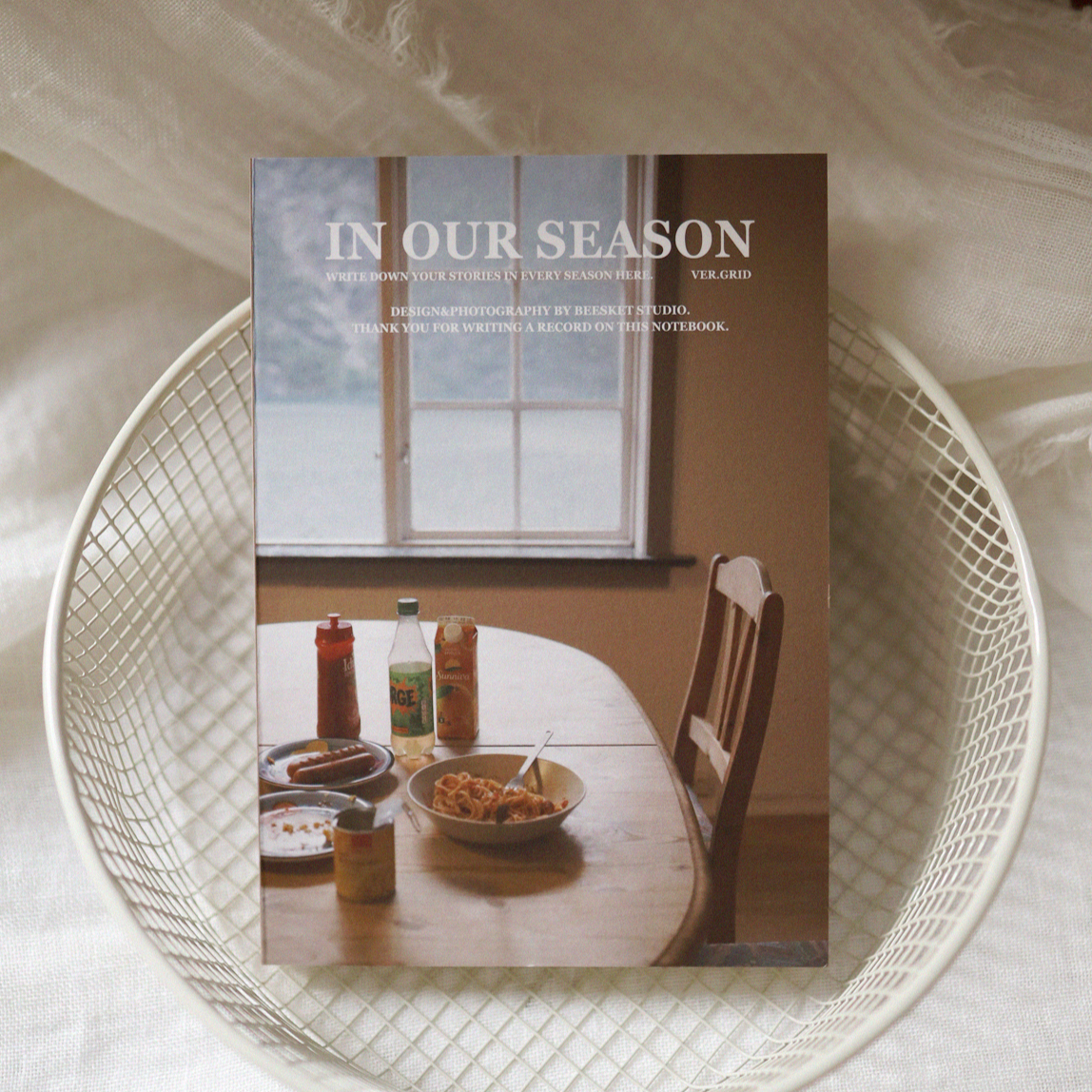 ｜BEESKET STUDIO｜ Season Notebook - Morning Meal (Grid)