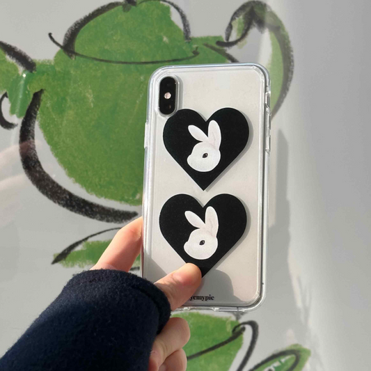 ｜byemypie｜ Heart Bunny Case