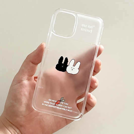 ｜eune mind｜ Ato Clear Card Storage Phone Case