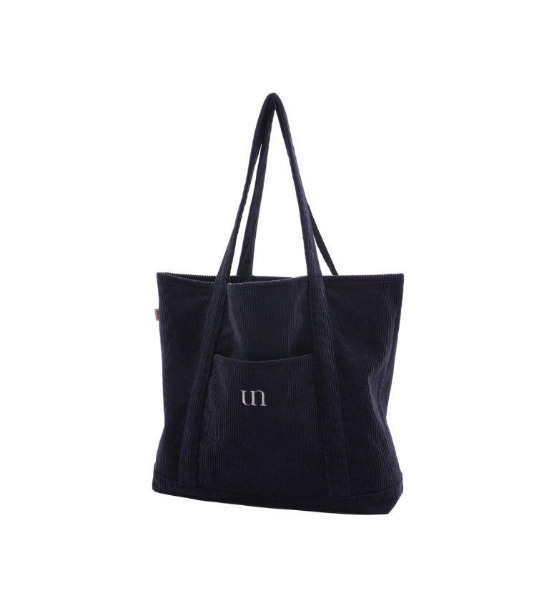 ｜untidy｜ Corduroy Shopper Bag Navy