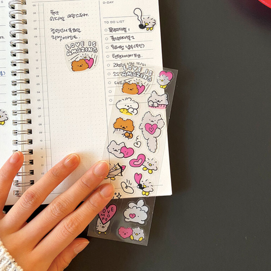 ｜PERMS｜ 사랑 PVC Sticker