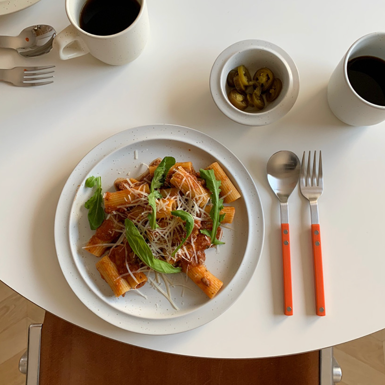 ｜SINON SHOP｜ Cheese Round Plate (2Colour)