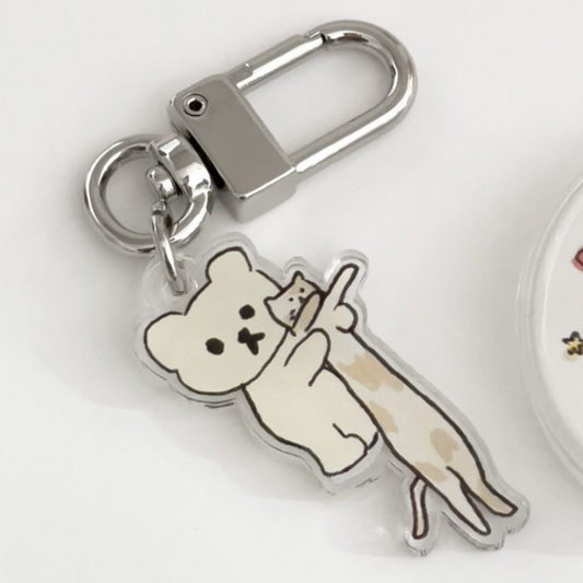 ｜MAZZZZY｜ Cat & Muffin Keyring