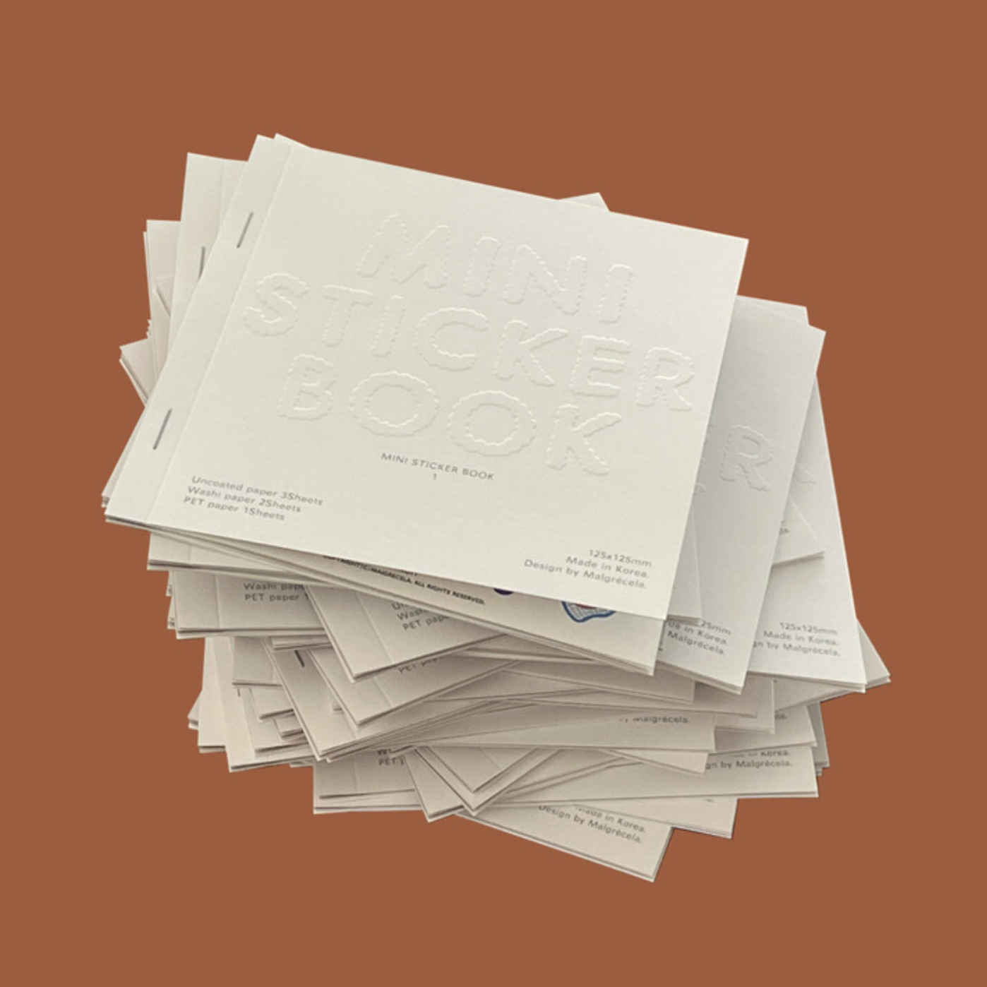 ｜Malgrecela｜ Mini Sticker Book 01