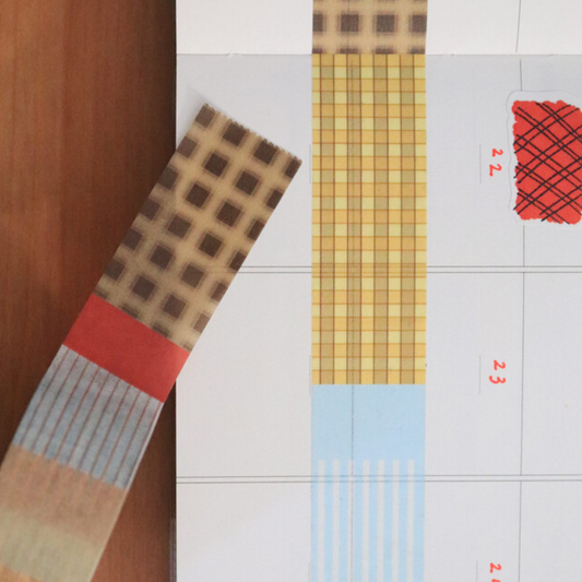 ｜Malgrecela｜ Masking tape - Patch work 2