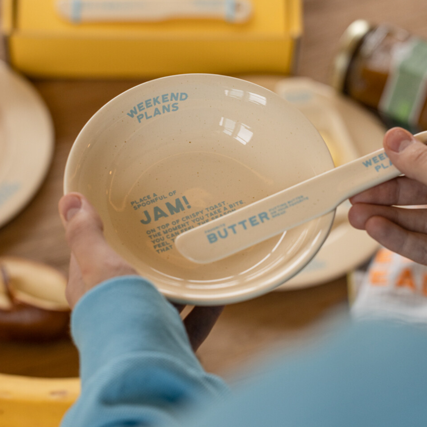 ｜momur｜ ｜Weekend 5｜ Jam Bowl (Beige)