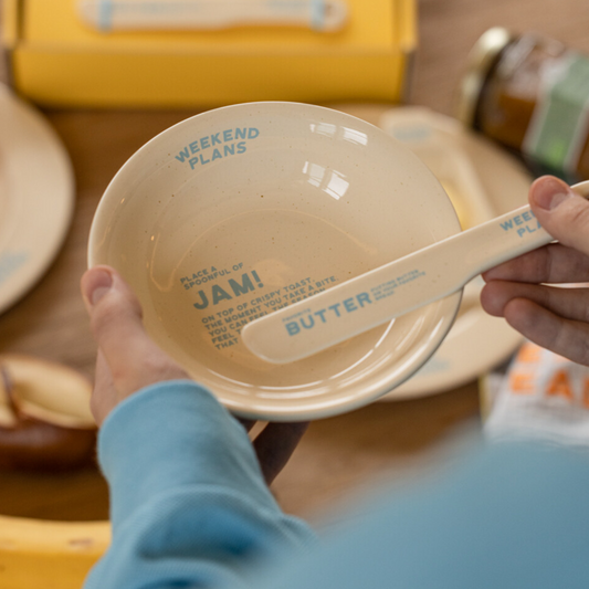 ｜momur｜ ｜Weekend 5｜ Jam Bowl (Beige)