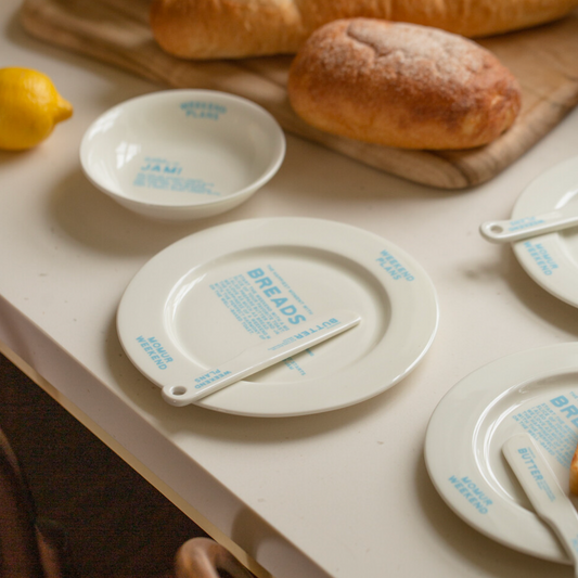 ｜momur｜ ｜Weekend 5｜ Plate (Ivory)