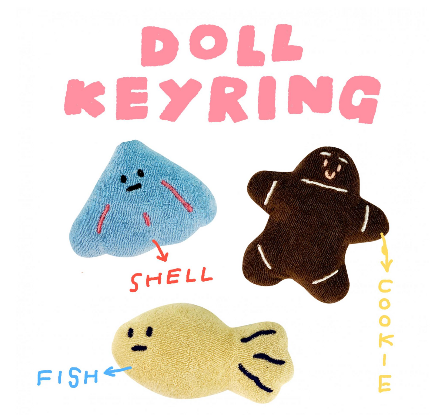 ｜PPP Studio｜ Doll Keyring