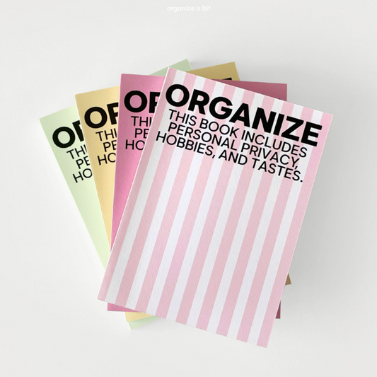 ｜oab studio｜ Organize Diary (4Types)