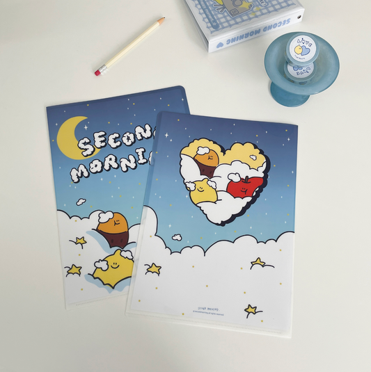 ｜second morning｜ A4 Clear File (3Types)