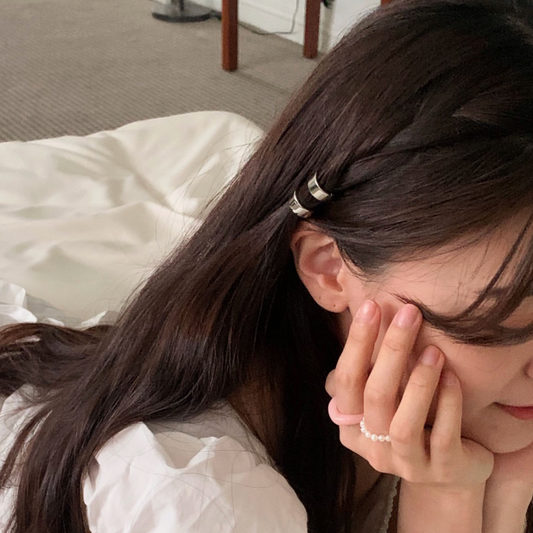 ｜SOYE PI-NE｜ ｜1+1｜ Silver Gold Hairpin (2colours)
