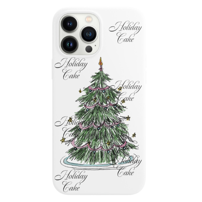 ｜Dimanche｜ WHITE CHRISTMASE CAKE Phone Case (3Types)