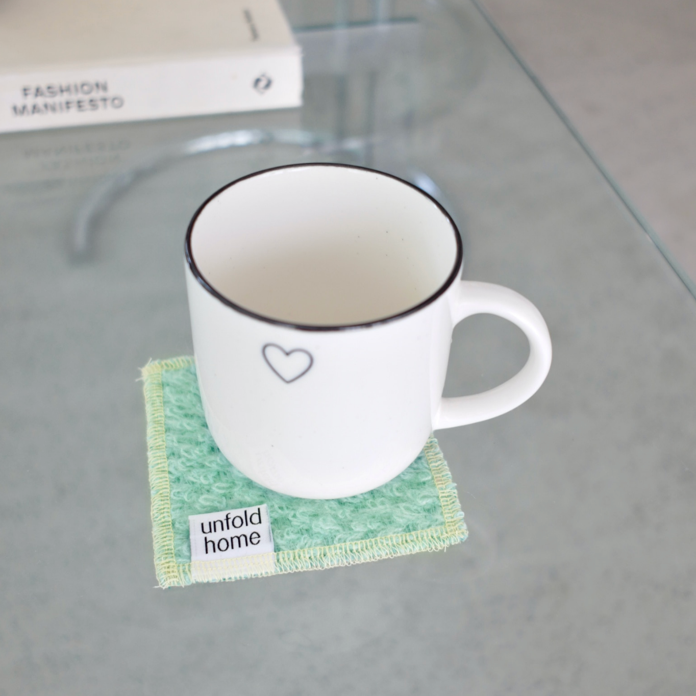 ｜unfold｜ Coaster (Mint)