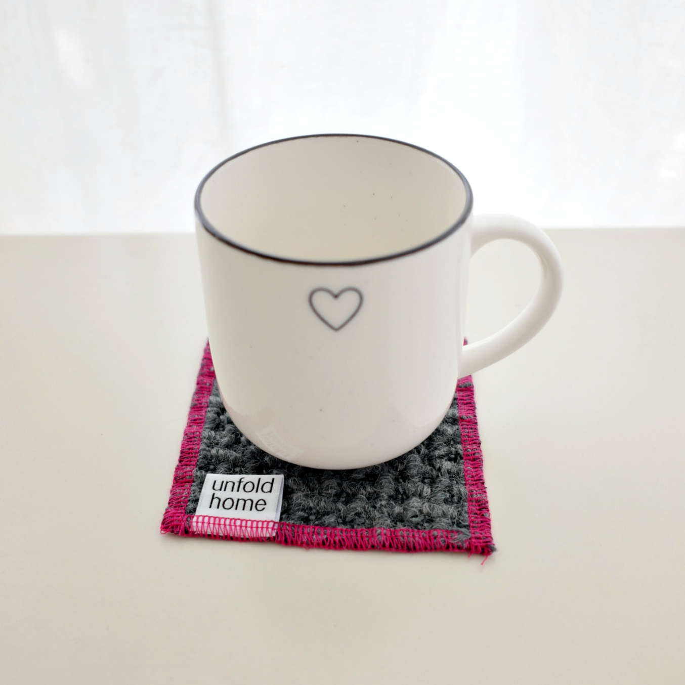 ｜unfold｜ Coaster (Charcoal)