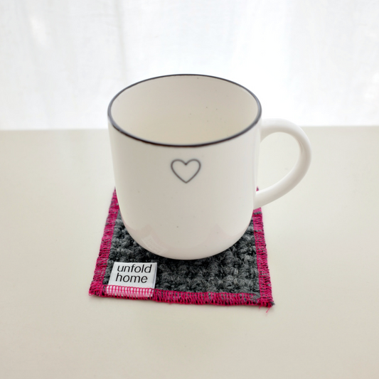 ｜unfold｜ Coaster (Charcoal)