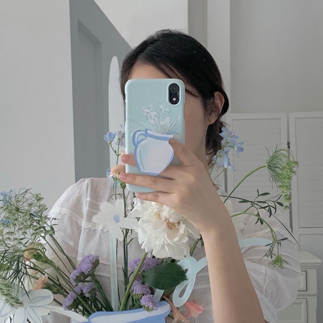 ｜Loumoi｜ Bouquet series : pure Glossy Hard Case