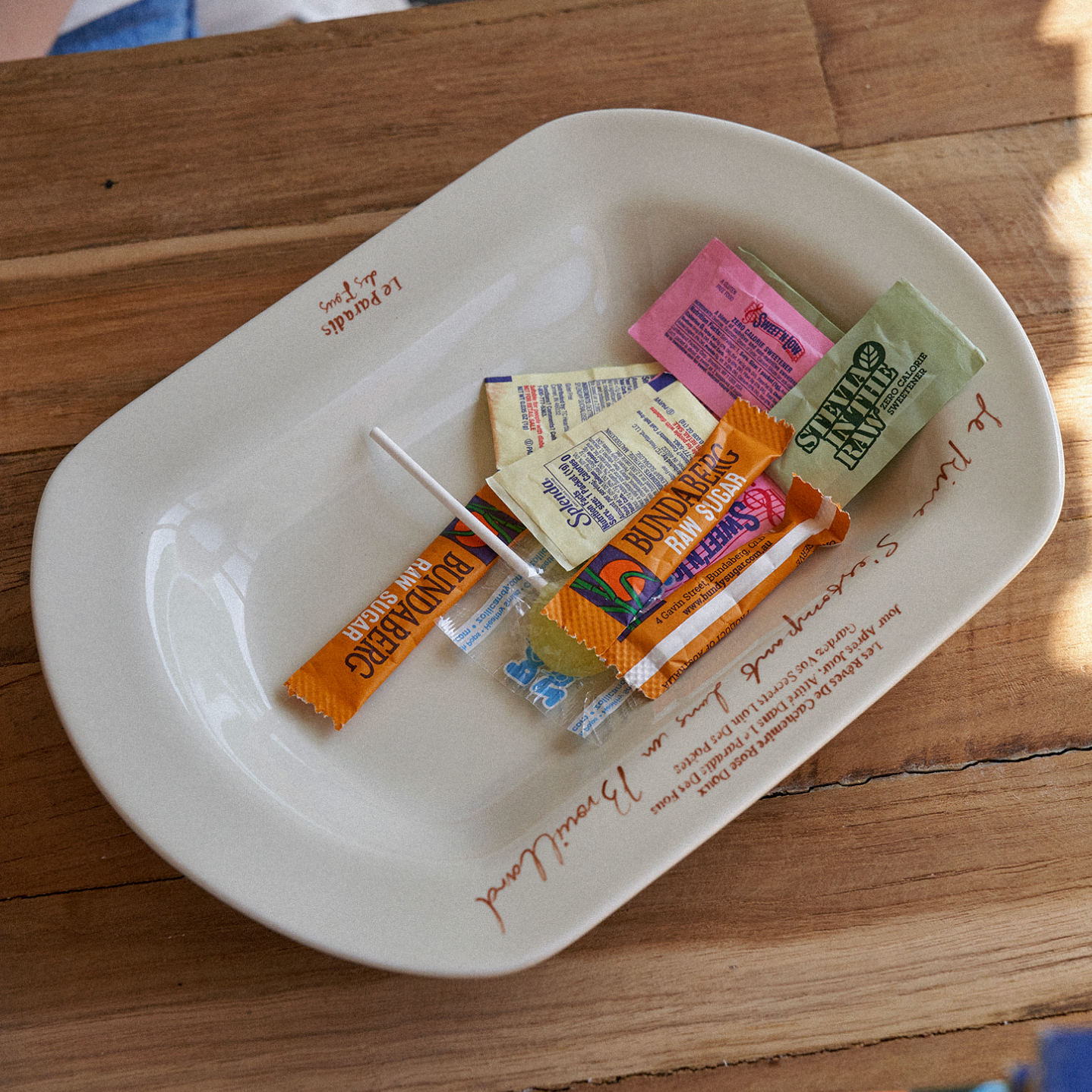 ｜HOTEL PARIS CHILL｜ Le Paradis Square Plate (Linen)