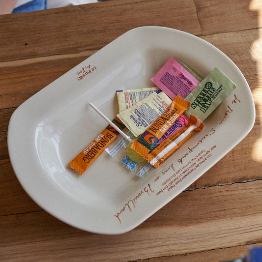 ｜HOTEL PARIS CHILL｜ Le Paradis Square Plate (Linen)