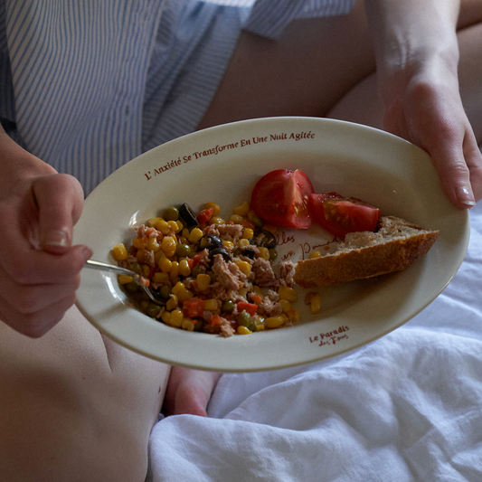 ｜HOTEL PARIS CHILL｜ Le Paradis Oval Plate (Linen)