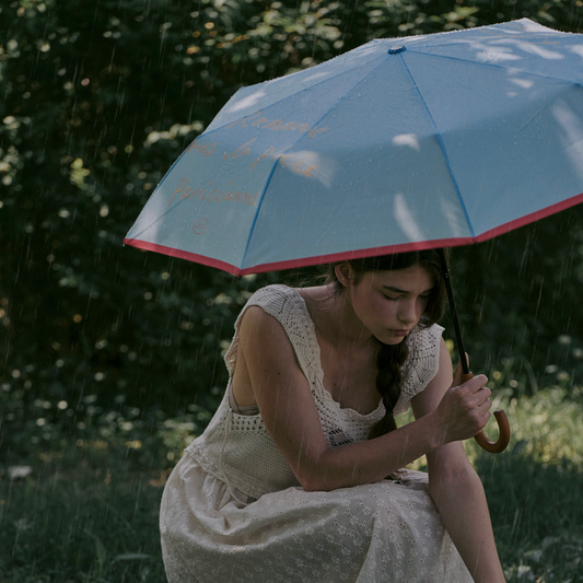 ｜HOTEL PARIS CHILL｜ Chill in Rain Umbrella (Sky)