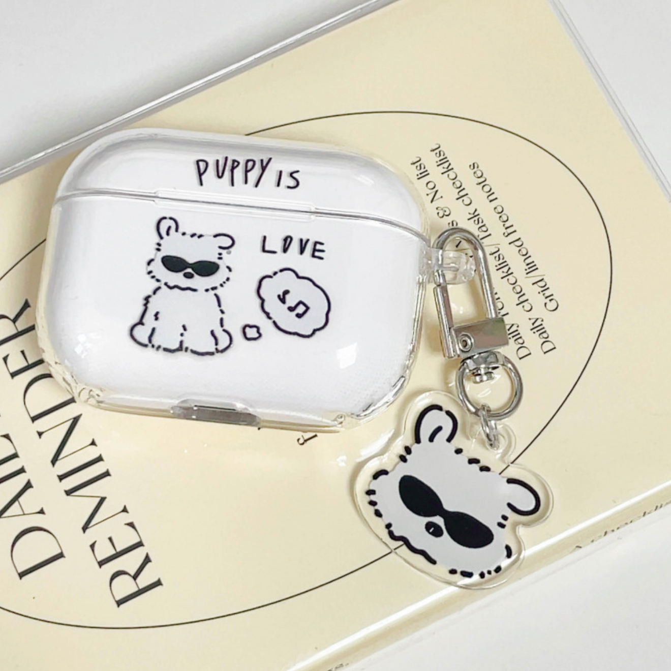 ｜monani studio｜ Puppy is Love Airpods Case