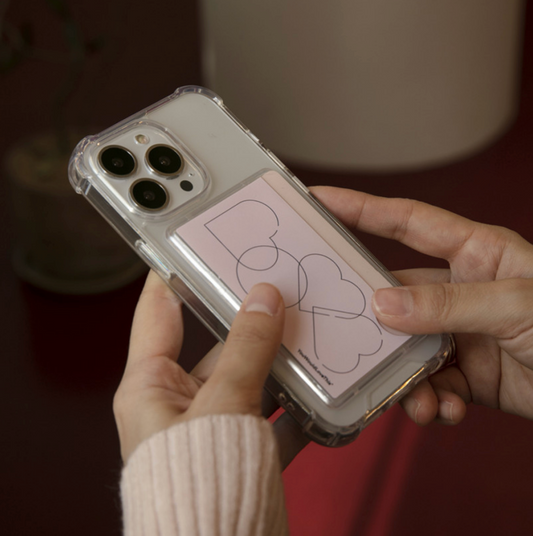 ｜YouWouldLoveThis｜ Love Diagram Bumper Jelly Card Case (3Colour)