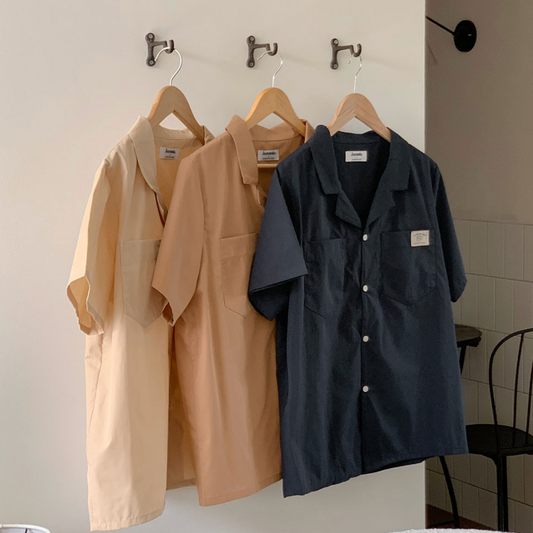 ｜Juuneedu｜ Letter Short-Sleeved Pyjama Set